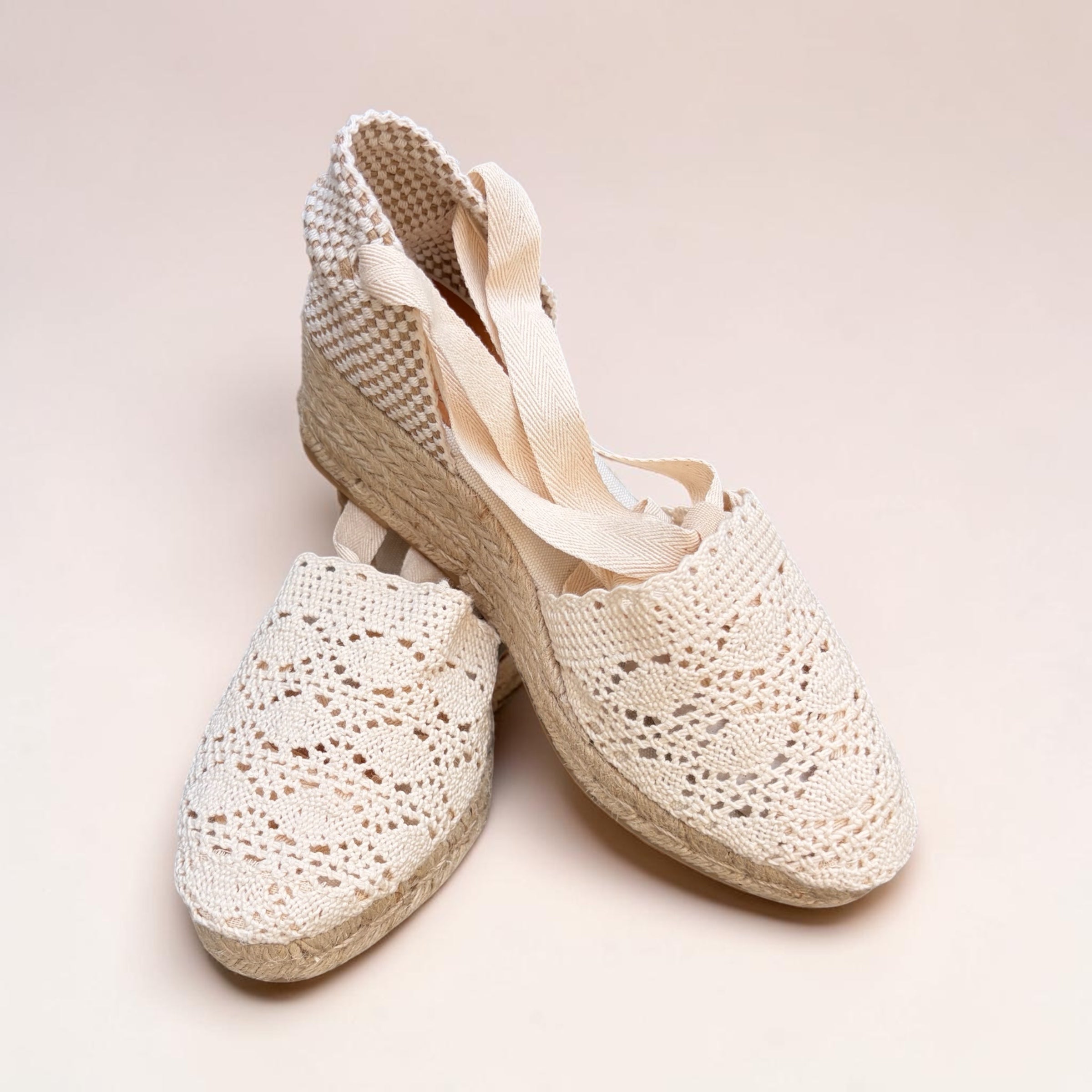 Alpargata Valencia Macramé | Hueso