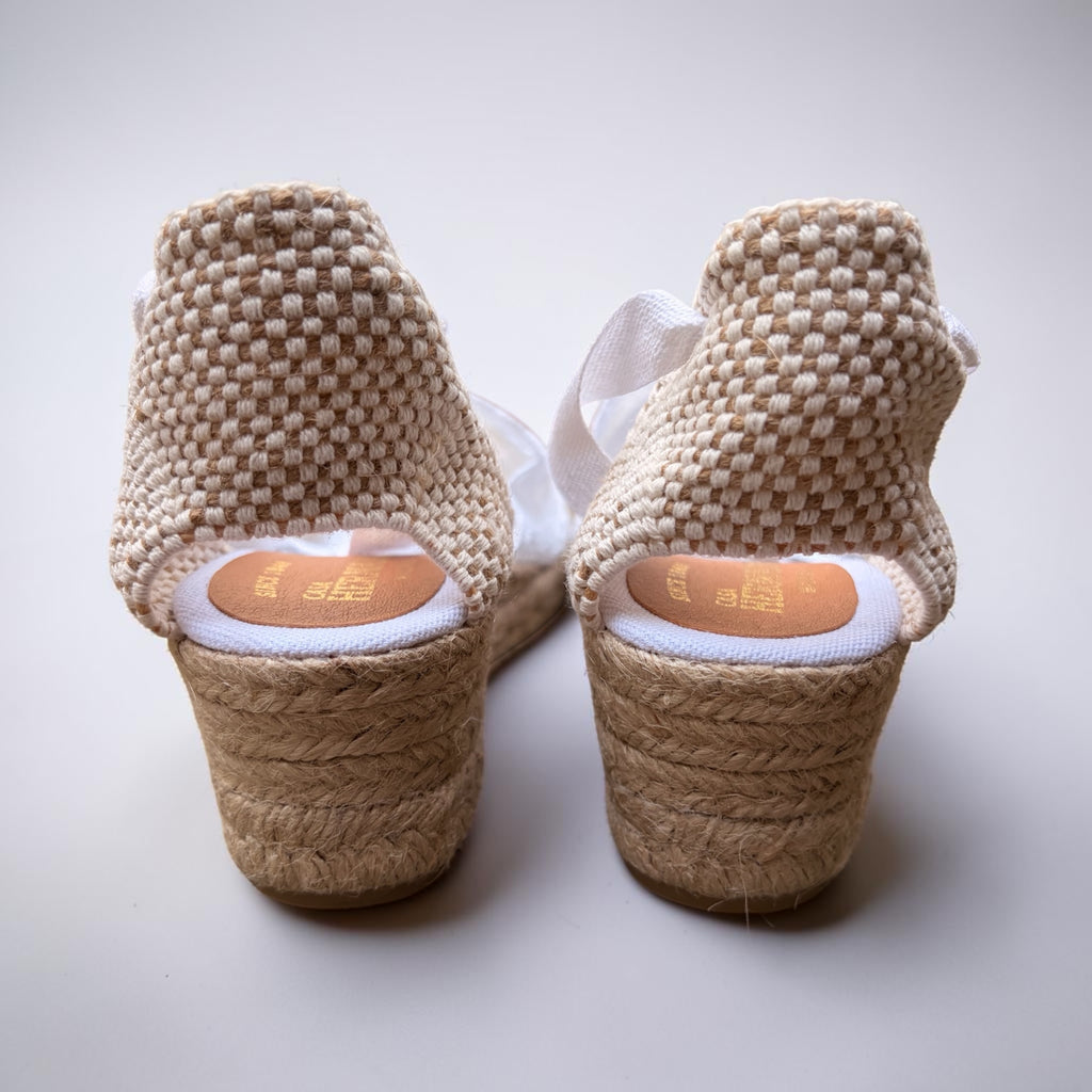 Alpargata Valencia Macramé | Blanco