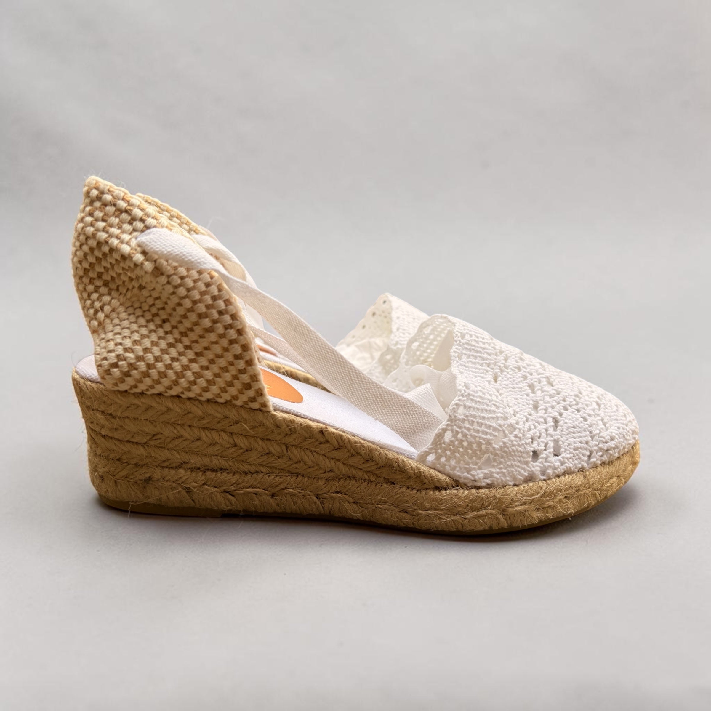 Alpargata Valencia Macramé | Blanco