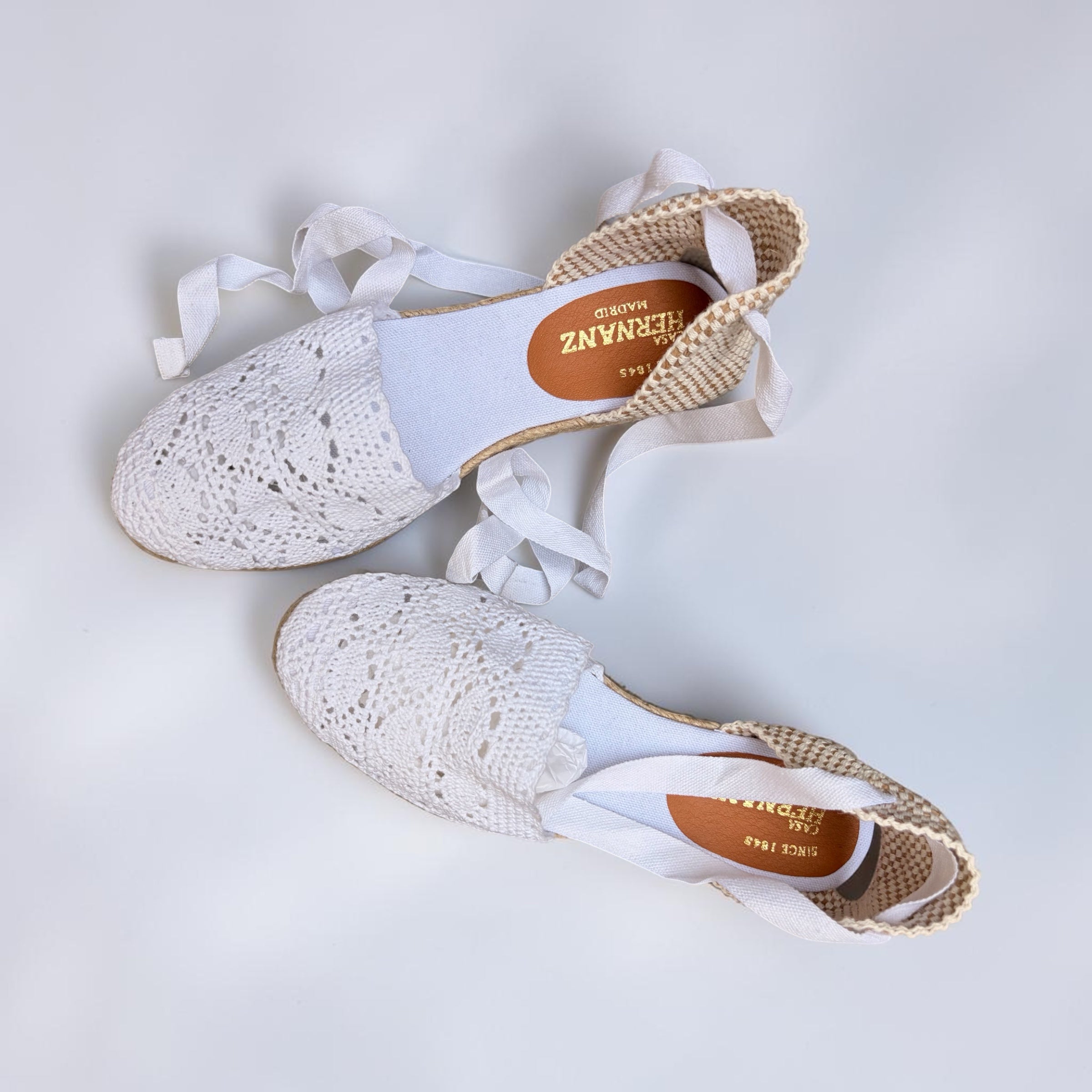 Alpargata Valencia Macramé | Blanco